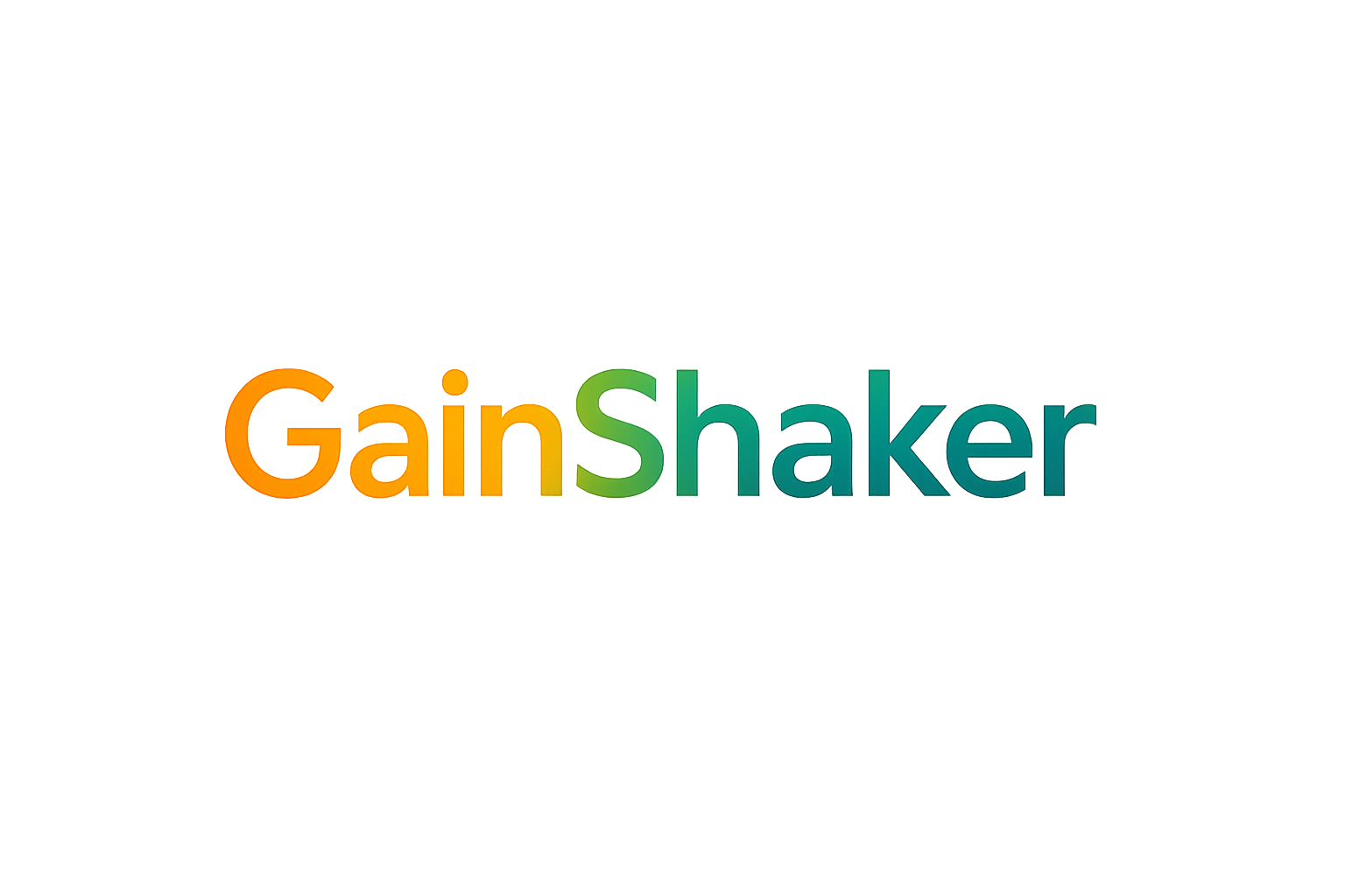 GainShaker in einer angenehmen schrift